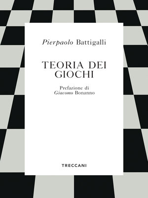 cover image of Teoria dei giochi